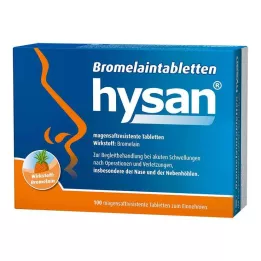 BROMELAIN TABLETTEN hysan enteriskās apvalkotās tabletes, 100 gab