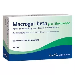 MACROGOL beta plus Elektrolītu plv.iekšķīgai lietošanai, 10 gab