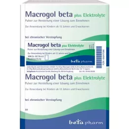 MACROGOL beta plus elektrolīti Plv.z.H.e.L.z.Einn., 100 gab