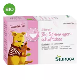SIDROGA Organiskās grūtniecības tējas filtrēšanas maisiņš, 20X1,5 g