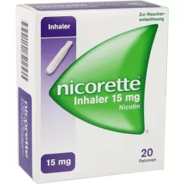 NICORETTE Inhalators 15 mg, 20 gab