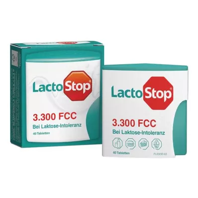 LACTOSTOP 3 300 FCC Tabletes ar klikšķu dozatoru, 40 gab