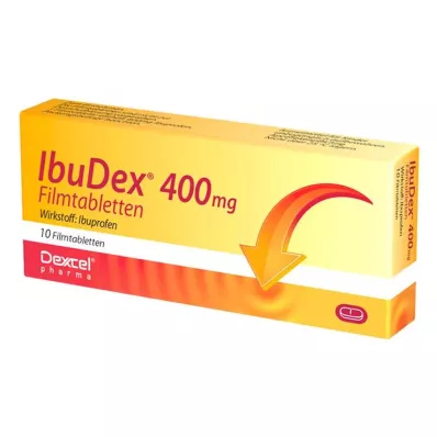 Ibudex 400 mg apvalkotās tabletes, 10 gab