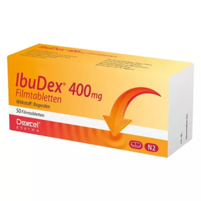 IBUDEX 400 mg apvalkotās tabletes, 50 gab IBUDEX 400 mg apvalkotās tabletes, 50 gab