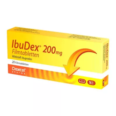 IBUDEX 200 mg apvalkotās tabletes, 20 gab IBUDEX 200 mg apvalkotās tabletes, 20 gab