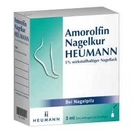 AMOROLFIN Nagu kopšanas līdzeklis Heumann 5% wst.halt.nagu laka, 3 ml
