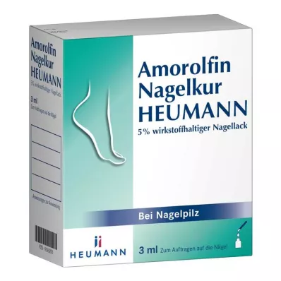 Amorolfīna nagu kopšanas līdzeklis HEUMANN 5% aktīvā nagu laka, 3 ml Amorolfīna nagu kopšanas līdzeklis HEUMANN 5% aktīvā nagu laka, 3 ml