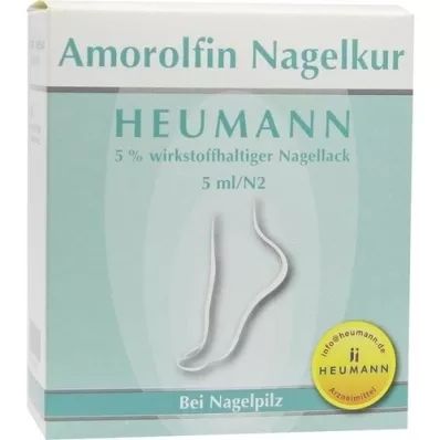 AMOROLFIN Nagu kopšanas līdzeklis Heumann 5% wst.halt.nagu laka, 5 ml