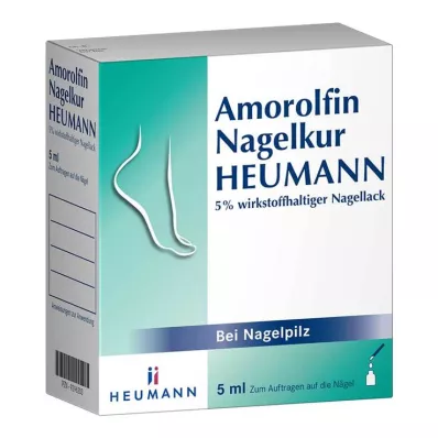 Amorolfīna nagu kopšanas līdzeklis HEUMANN 5% aktīvā nagu laka, 5 ml Amorolfīna nagu kopšanas līdzeklis HEUMANN 5% aktīvā nagu laka, 5 ml