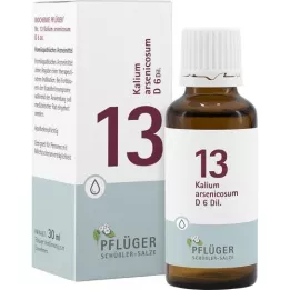 BIOCHEMIE Pflüger 13 Kalium arsenicosum D 6 pilieni, 30 ml