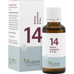 BIOCHEMIE Pflüger 14 Potassium bromatum D 6 pilieni, 30 ml