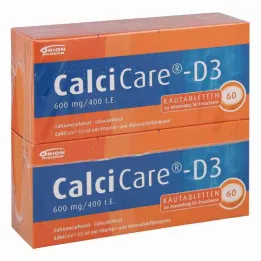 CalciCare-D3 600 mg/400 starptautiskās vienības (120 gab.)