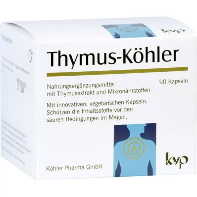 THYMUS KÖHLER Kapsulas, 90 gab