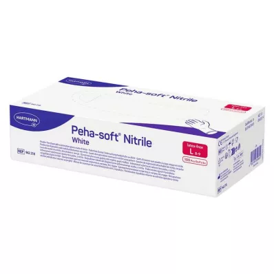 PEHA-SOFT nitrils balts Unt.Hands.unsteril pf L, 100 St PEHA-SOFT nitrils balts Unt.Hands.unsteril pf L, 100 St