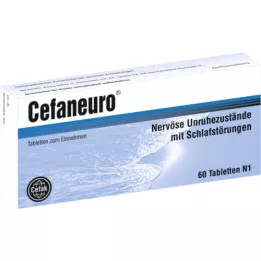 CEFANEURO Tabletes, 60 gab