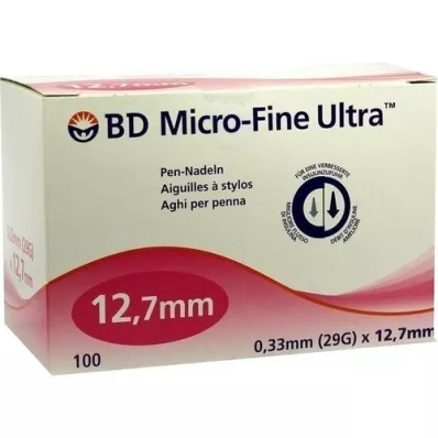 BD MICRO-FINE ULTRA Pildspalvu adatas 0,33x12,7 mm, 100 gab
