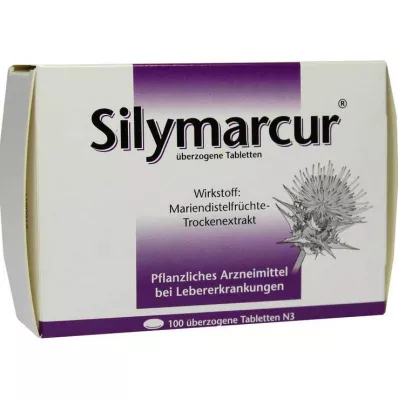 Silymarcur apvalkotās tabletes, 100 gab Silymarcur apvalkotās tabletes, 100 gab