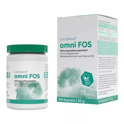 Lactobact omni Fos zarnās šķīstošās kapsulas, 60 gab Lactobact omni Fos zarnās šķīstošās kapsulas, 60 gab