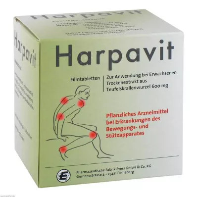 HARPAVIT Plēves apvalkotās tabletes, 100 gab HARPAVIT Plēves apvalkotās tabletes, 100 gab