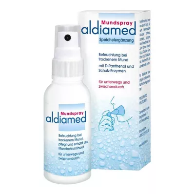 Aldiamed mutes aerosols siekalu papildināšanai, 50 ml Aldiamed mutes aerosols siekalu papildināšanai, 50 ml