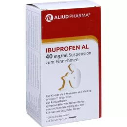 IBUPROFEN AL 40 mg/ml perorālā suspensija, 100 ml