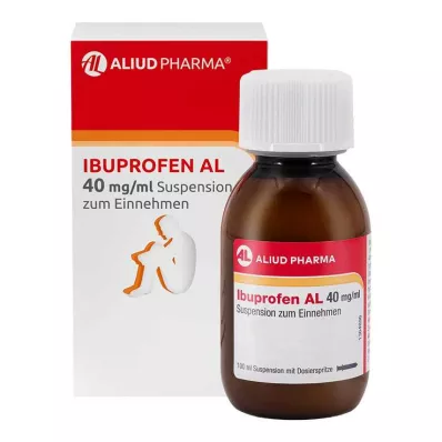 Ibuprofēns AL 40 mg/ml suspensija iekšķīgai lietošanai, 100 ml