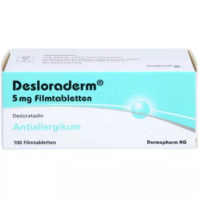 DESLORADERM 5 mg apvalkotās tabletes, 100 gab