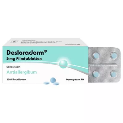 DESLORADERM 5 mg apvalkotās tabletes, 100 gab