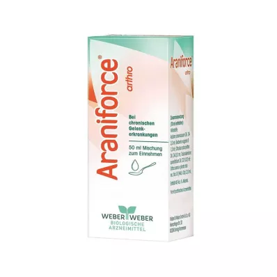 Araniforce arthro pilieni iekšķīgai lietošanai, 50 ml Araniforce arthro pilieni iekšķīgai lietošanai, 50 ml