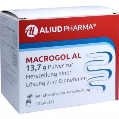 MACROGOL AL 13,7 g Plv.z.Her.Lsg.z.Oral, 30 gab