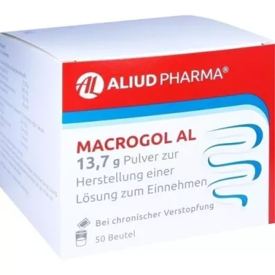 MACROGOL AL 13,7 g Plv.z.Her.Lsg.z.Oral, 50 gab