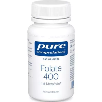 PURE ENCAPSULATIONS Folāti 400 kapsulas, 90 kapsulas