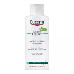 EUCERIN DermoCapillaire Gel šampūns pret blaugznām, 250 ml