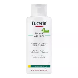 EUCERIN DermoCapillaire krēmveida šampūns pret blaugznām, 250 ml