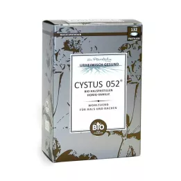 CYSTUS 052 Bioloģiskās pastilas kaklam, medus vaniļa, 132 gab