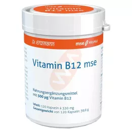 VITAMIN B12 MSE kapsulas, 120 kapsulu