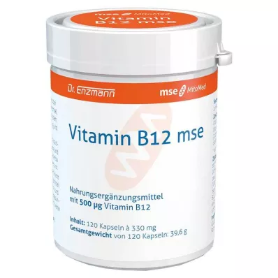 B12 vitamīna Mse kapsulas, 120 gab B12 vitamīna Mse kapsulas, 120 gab
