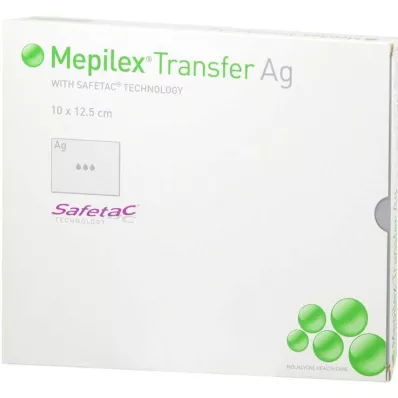 Mepilex Transfer Ag putu pārsējs 10x12,5cm, 5gab