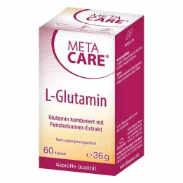 META-CARE L-glutamīna kapsulas, 60 kapsulu
