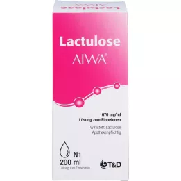 LACTULOSE AIWA 670 mg/ml perorālais šķīdums, 200 ml