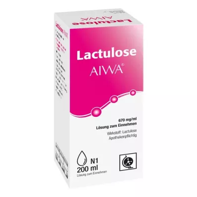 Laktuloze AIWA 670 mg/ml šķīdums iekšķīgai lietošanai, 200 ml Laktuloze AIWA 670 mg/ml šķīdums iekšķīgai lietošanai, 200 ml
