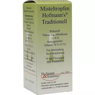 MISTEL-TROPFEN Hofmaņa tradicionālais, 50 ml