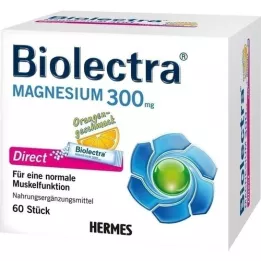 BIOLECTRA Magnijs 300 mg Direct Orange Sticks, 60 gab