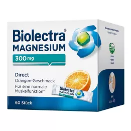 BIOLECTRA Magnijs 300 mg Direct Orange Sticks, 60 gab