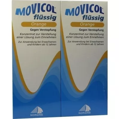 MOVICOL apelsīnu šķidrums, 2X500 ml