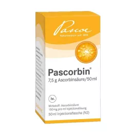 PASCORBIN Šķīdums injekcijām Injekcijas flakons, 20X50 ml