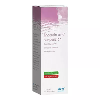 NYSTATIN acis suspensija, 50 ml NYSTATIN acis suspensija, 50 ml