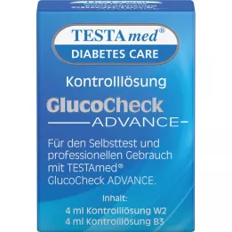 TESTAMED GlucoCheck Advance kontroles šķīdums, 4 ml