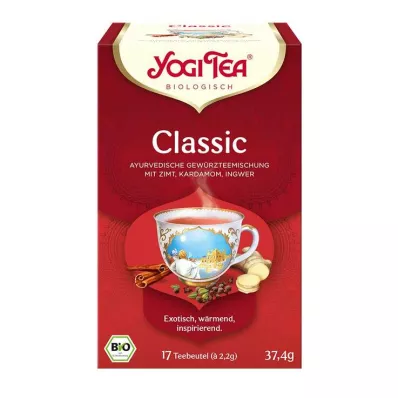 YOGI TEA Classic tējas filtrēšanas maisiņš, 17X2,2 g