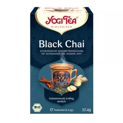 YOGI TEA Melnais Chai organiskais filtrēšanas maisiņš, 17X2,2 g